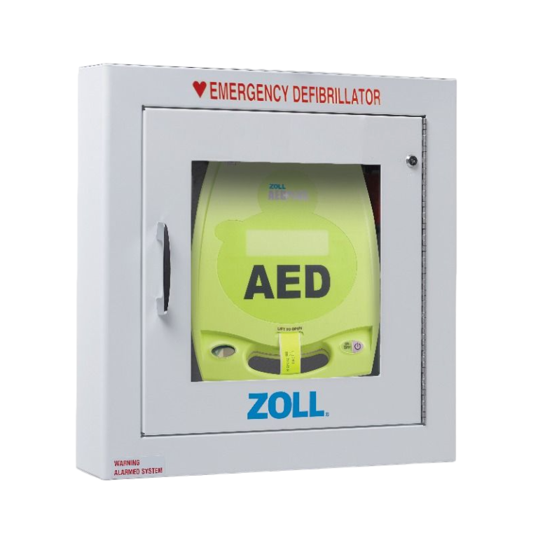 Semi-Recessed Wall Cabinet for ZOLL AED Plus (8000-0814)